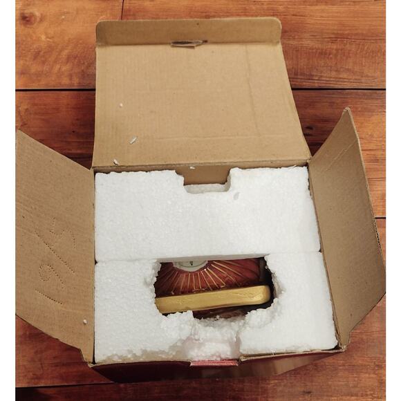 Fitz and Floyd Classics Teddy Bear in Sleigh Trinket Box in Original Box EUC - Picture 11 of 11